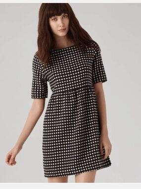 Ace & Jig Black and White Polka Dot Mini Dress